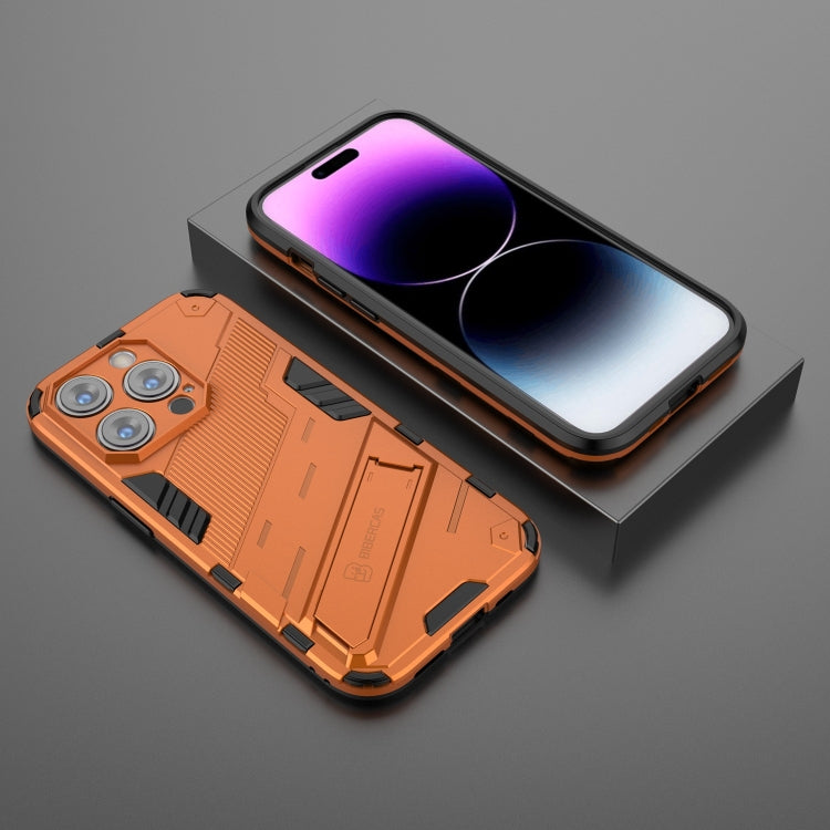 For iPhone 14 Pro Max Punk Armor 2 in 1 PC + TPU Phone Case (Orange) - iPhone 14 Pro Max Cases by buy2fix | Online Shopping UK | buy2fix