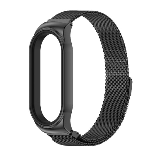 For Xiaomi Mi Band 7 / 7 NFC MIJOBS CS Milan Magnetic Stainless Steel Watch Band(Black) by MIJOBS