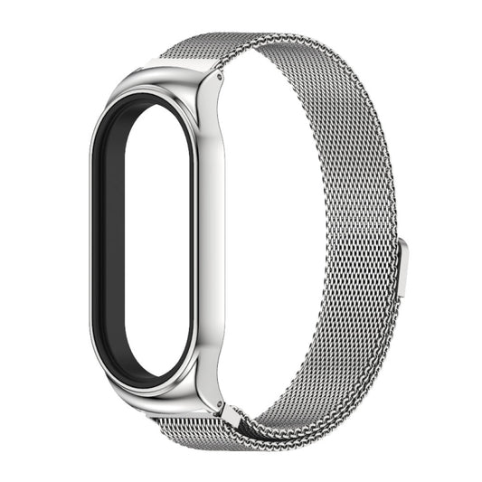 For Xiaomi Mi Band 7 / 7 NFC MIJOBS CS Milan Magnetic Stainless Steel Watch Band(Silver) by MIJOBS