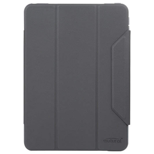 For iPad 10.2 / iPad Pro 10.5 Mutural Yagao Series PC Horizontal Flip Leather Tablet Case(Grey) - iPad 10.2 Cases by Mutural | Online Shopping UK | buy2fix