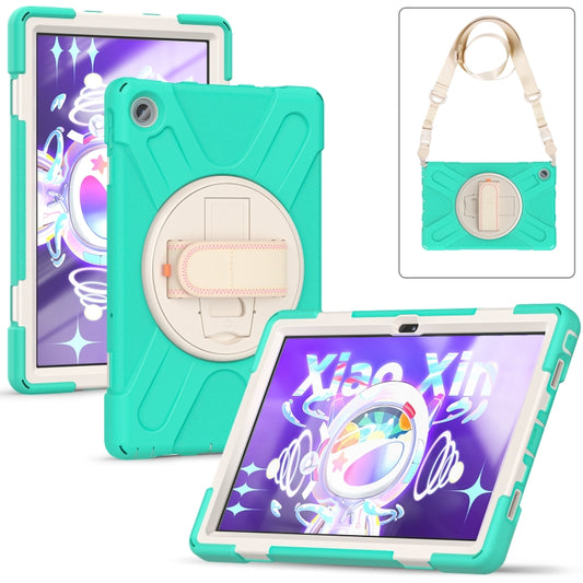 For Lenovo Tab M10 Plus 10.6 3rd Gen 2022 Silicone + PC Protective Tablet Case(Mint Green) - Lenovo by buy2fix | Online Shopping UK | buy2fix