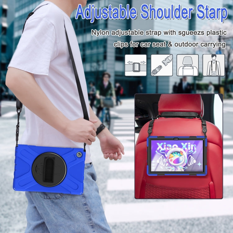 For Lenovo Tab M10 Plus 10.6 3rd Gen 2022 Silicone + PC Protective Tablet Case(Blue) - Lenovo by buy2fix | Online Shopping UK | buy2fix