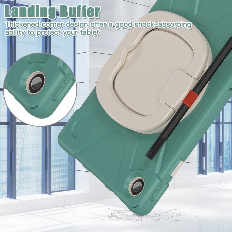 For Lenovo Tab M10 Plus 10.6 3rd Gen 2022 Silicone + PC Protective Tablet Case(Emerald Green) - Lenovo by buy2fix | Online Shopping UK | buy2fix