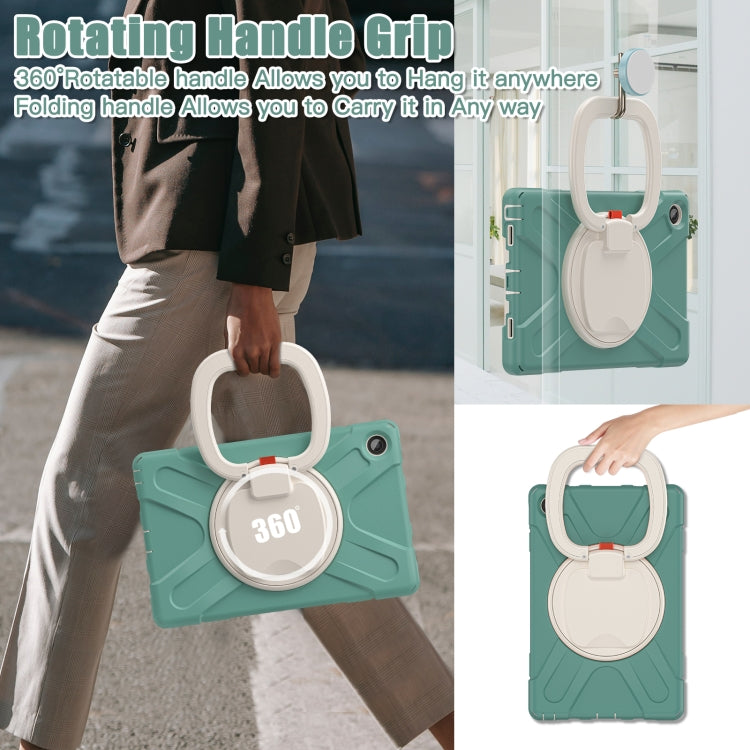 For Lenovo Tab M10 Plus 10.6 3rd Gen 2022 Silicone + PC Protective Tablet Case(Emerald Green) - Lenovo by buy2fix | Online Shopping UK | buy2fix
