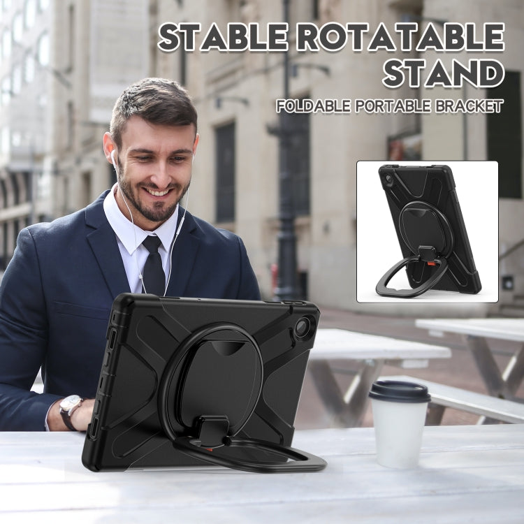 For Lenovo Tab M10 Plus 10.6 3rd Gen 2022 Silicone + PC Protective Tablet Case(Black) - Lenovo by buy2fix | Online Shopping UK | buy2fix