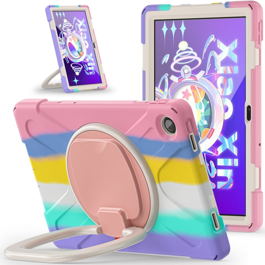 For Lenovo Tab M10 Plus 10.6 3rd Gen 2022 Silicone + PC Protective Tablet Case(Colorful Pink) - Lenovo by buy2fix | Online Shopping UK | buy2fix