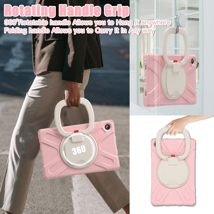 For Lenovo Tab M10 Plus 10.6 3rd Gen 2022 Silicone + PC Protective Tablet Case(Cherry Blossom Pink) - Lenovo by buy2fix | Online Shopping UK | buy2fix