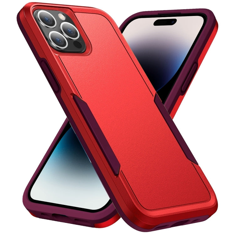 For iPhone 14 Pro Pioneer Armor Heavy Duty Shockproof Phone Case(Red) - iPhone 14 Pro Cases by buy2fix | Online Shopping UK | buy2fix