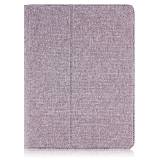 For 10 inch Cloth Texture 360 Rotation Horizontal Flip Universal Tablet PC Leather Case with Pen Slot(Purple) - 10 - 11 inch by buy2fix | Online Shopping UK | buy2fix