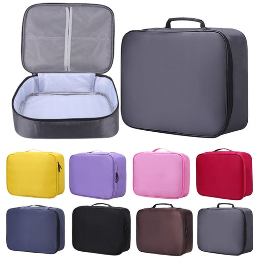 Multifunctional Thickened Large-capacity Document Storage Bag, Specification:Single Layer(Gold Yellow) by buy2fix