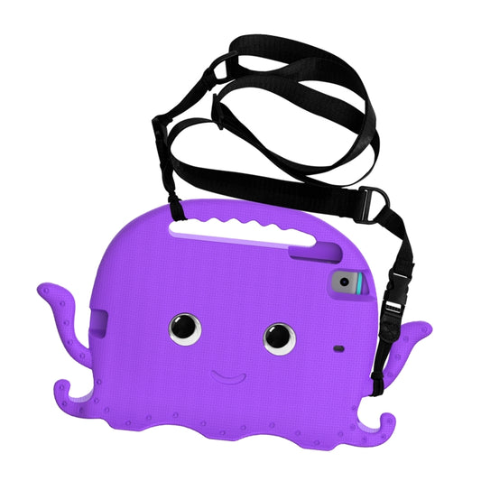 Octopus EVA Shockproof Tablet Case with Screen Film & Shoulder Strap For iPad mini 5 / 4 / 3 / 2 / 1(Purple) - iPad mini (2019) / mini 5 Cases by buy2fix | Online Shopping UK | buy2fix