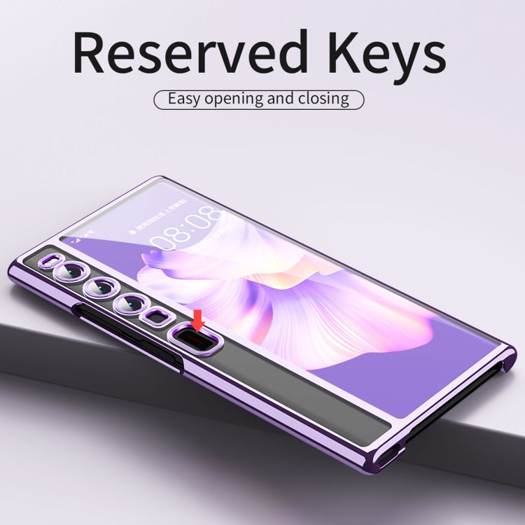 For Huawei Mate Xs 2 TPU Electroplating Full Coverage Protective Phone Case(Silver) - Huawei Cases by buy2fix | Online Shopping UK | buy2fix