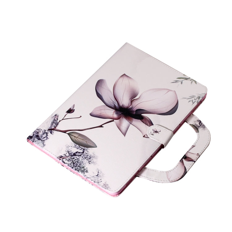For iPad 11 (2020) 3D Colored Drawing Horizontal Flip Leather Tablet Case with Holder & Card Slot & Wallet & Handle(Magnolia) - iPad Pro 11 (2020) Cases by buy2fix | Online Shopping UK | buy2fix