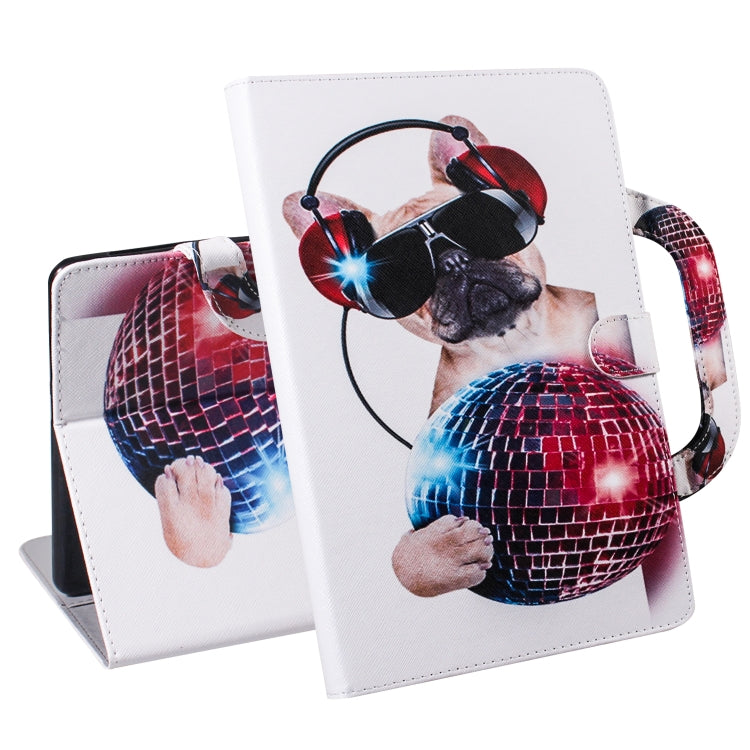 For iPad 11 (2020) 3D Colored Drawing Horizontal Flip Leather Tablet Case with Holder & Card Slot & Wallet & Handle(Fashion Dog) - iPad Pro 11 (2020) Cases by buy2fix | Online Shopping UK | buy2fix