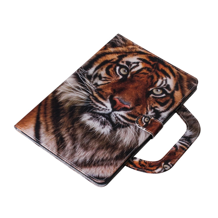 For iPad 11 (2020) 3D Colored Drawing Horizontal Flip Leather Tablet Case with Holder & Card Slot & Wallet & Handle(Siberian Tiger) - iPad Pro 11 (2020) Cases by buy2fix | Online Shopping UK | buy2fix