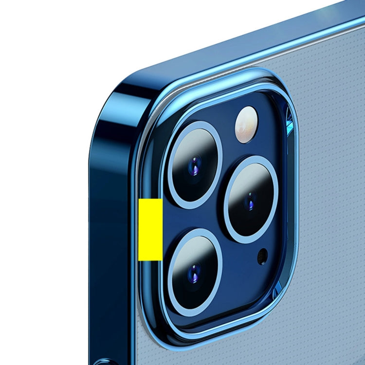 For iPhone 12 Pro Magsafe Magnetic PC Electroplating Transparent Protective Phone Case(Green) by buy2fix