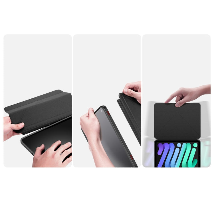 For iPad mini (2021)/mini 6 / mini 7 DUX DUCIS Magi Series Shockproof Tablet Case(Black) - iPad mini 6 Cases by DUX DUCIS | Online Shopping UK | buy2fix