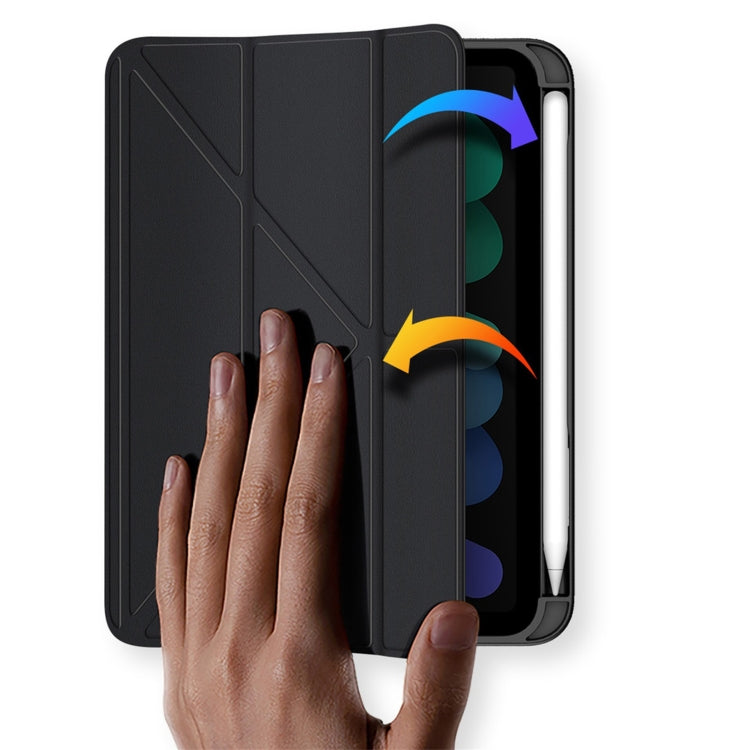 For iPad mini (2021)/mini 6 / mini 7 DUX DUCIS Magi Series Shockproof Tablet Case(Black) - iPad mini 6 Cases by DUX DUCIS | Online Shopping UK | buy2fix