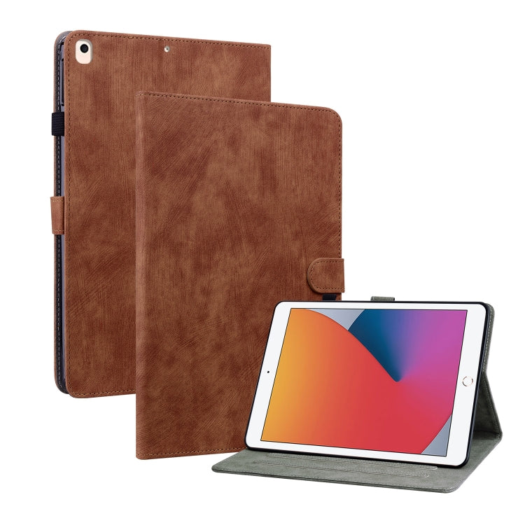 Tiger Pattern PU Tablet Case With Sleep / Wake-up Function For iPad 9.7 2017/2018/2019/2020(Brown) - iPad 9.7 (2018) & (2017) Cases by buy2fix | Online Shopping UK | buy2fix