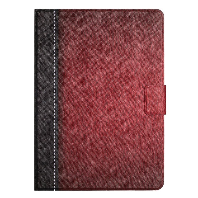 For Samsung Galaxy Tab A 10.1 2019 T510 Stitching Solid Color Smart Leather Tablet Case(Red) - Tab A 10.1 (2019) T510 / T515 by buy2fix | Online Shopping UK | buy2fix
