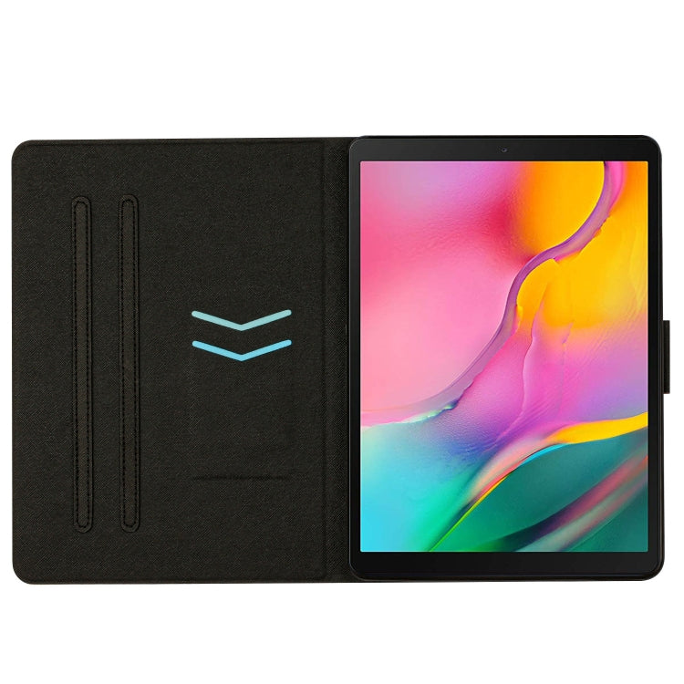 For Samsung Galaxy Tab A 10.1 2019 T510 Stitching Solid Color Smart Leather Tablet Case(Grey) - Tab A 10.1 (2019) T510 / T515 by buy2fix | Online Shopping UK | buy2fix