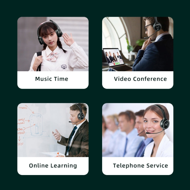 SOYTO SY-T30C Long Microphone Bluetooth Wireless Noise Cancelling Ergonomic Gaming Headset(Black) by SOYTO