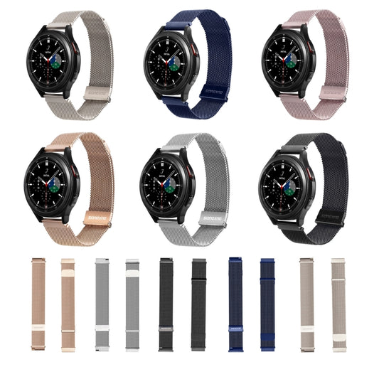 DUX DUCIS Milanese Watch Band For Samsung Watch Series 20mm(Black) by DUX DUCIS