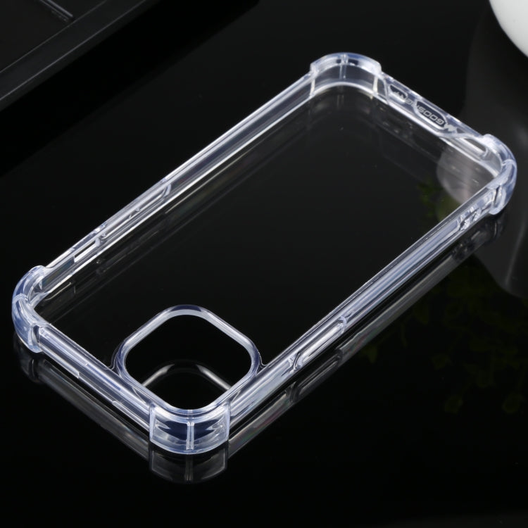 For iPhone 14 MERCURY GOOSPERY Four-Corner Shockproof Soft Case (Transparent) - iPhone 14 Cases by GOOSPERY | Online Shopping UK | buy2fix