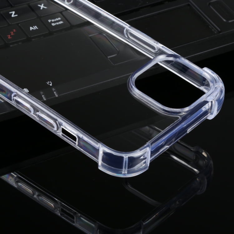 For iPhone 14 MERCURY GOOSPERY Four-Corner Shockproof Soft Case (Transparent) - iPhone 14 Cases by GOOSPERY | Online Shopping UK | buy2fix