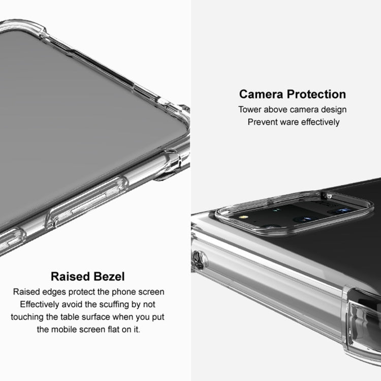 For Sony Xperia 10 II IMAK All-inclusive Shockproof Airbag TPU Protective Case, with Screen Protector(Transparent) - Sony Cases by imak | Online Shopping UK | buy2fix
