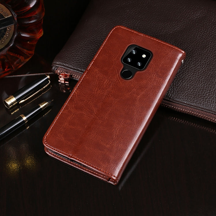 For Cubot P30 idewei Crazy Horse Texture Horizontal Flip Leather Case with Holder & Card Slots & Wallet(Rose Red) - More Brand by idewei | Online Shopping UK | buy2fix