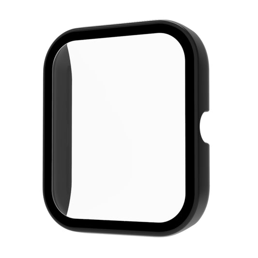 For Xiaomi Haylou Smart Watch 2 LS02 PC+ Toughened Film Fully Enclosed Protective Watch Case(Black) by buy2fix