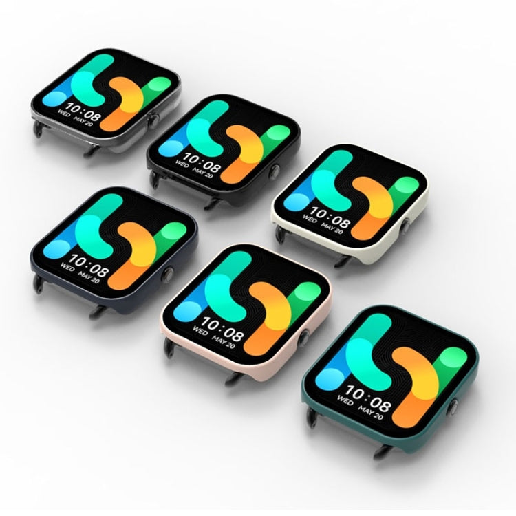 For Xiaomi Haylou Smart Watch 2 LS02 PC+ Toughened Film Fully Enclosed Protective Watch Case(Ivory) by buy2fix