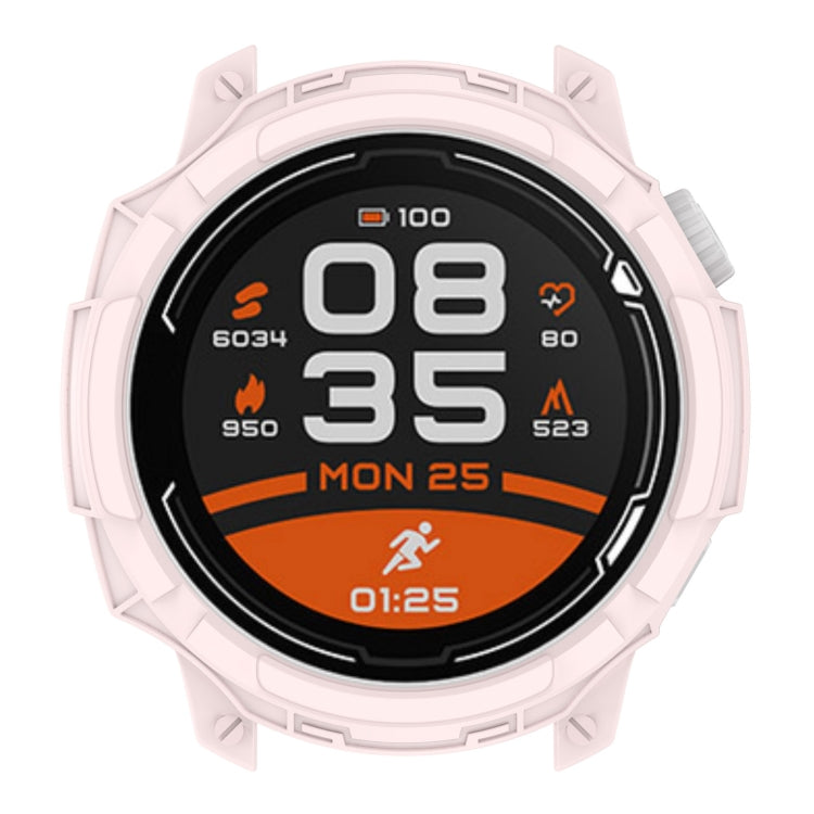For COROS Pace 2 Armor Hollow TPU Watch Case(Light Pink) - Watch Case by buy2fix | Online Shopping UK | buy2fix