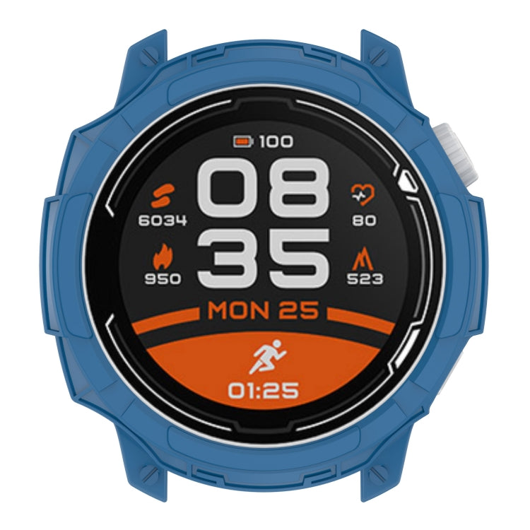 For COROS Pace 2 Armor Hollow TPU Watch Case(Dark Blue) - Watch Case by buy2fix | Online Shopping UK | buy2fix