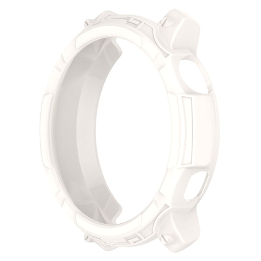 For COROS Pace 2 Armor Hollow TPU Watch Case(Ivory White) by buy2fix