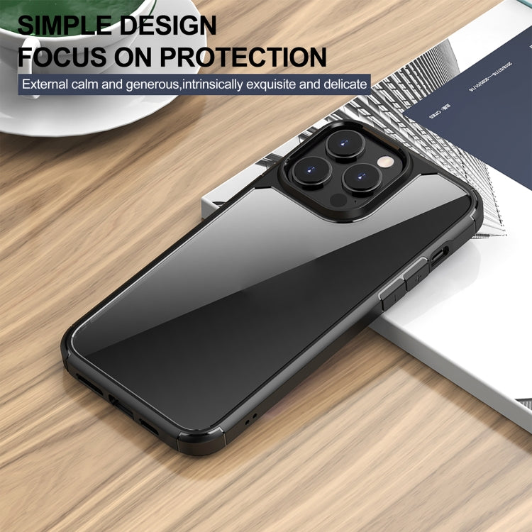 iPAKY Shockproof PC + TPU Protective Phone Case For iPhone 14 Max(Black) - More iPhone Cases by iPAKY | Online Shopping UK | buy2fix