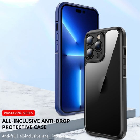 For iPhone 14 iPAKY Shockproof PC + TPU Protective Phone Case (Black) - iPhone 14 Cases by iPAKY | Online Shopping UK | buy2fix