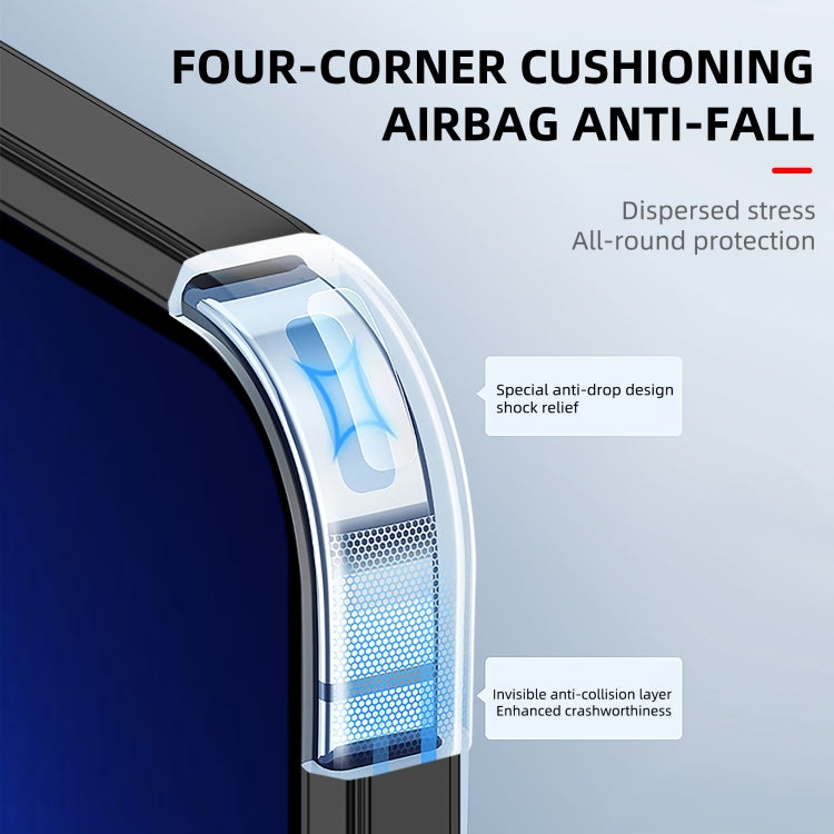 For iPhone 12 iPAKY Shockproof PC + TPU Protective Phone Case(Army Green) - iPhone 12 / 12 Pro Cases by iPAKY | Online Shopping UK | buy2fix