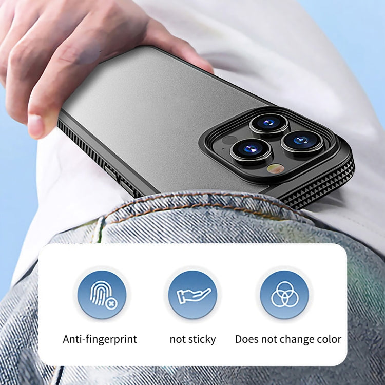 iPAKY Shockproof PC + TPU Protective Phone Case For iPhone 14 Pro(Blue) - More iPhone Cases by iPAKY | Online Shopping UK | buy2fix