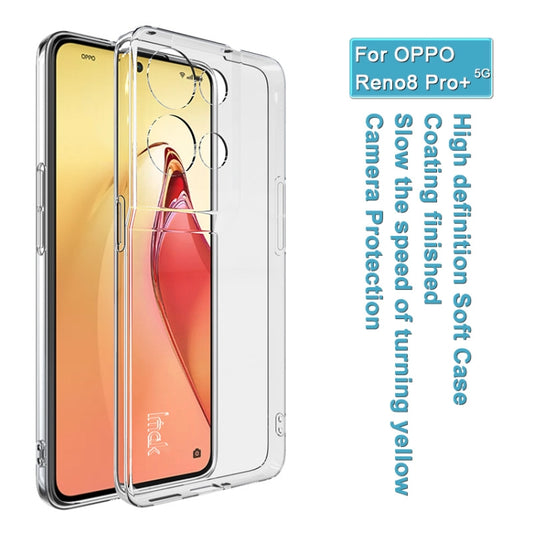 For OPPO Reno8 Pro+ 5G Global IMAK UX-10 Series Shockproof TPU Phone Case(Transparent) by imak