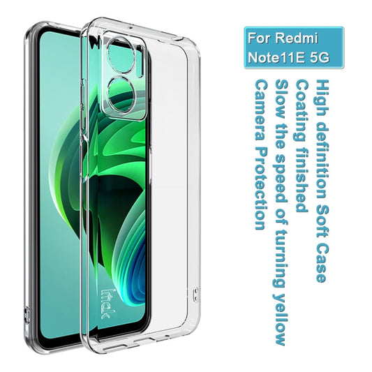 For Xiaomi Redmi Note 11E / Redmi 10 5G IMAK UX-10 Series Shockproof TPU Phone Case(Transparent) by imak