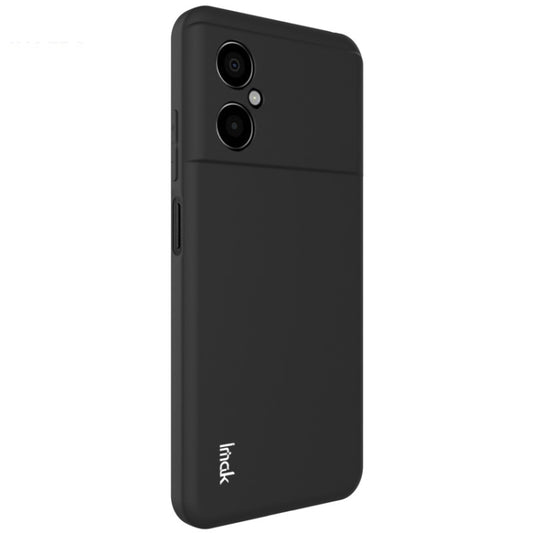 For Xiaomi Poco M4 5G IMAK UC-3 Series Shockproof Frosted TPU Phone Case(Black) by imak