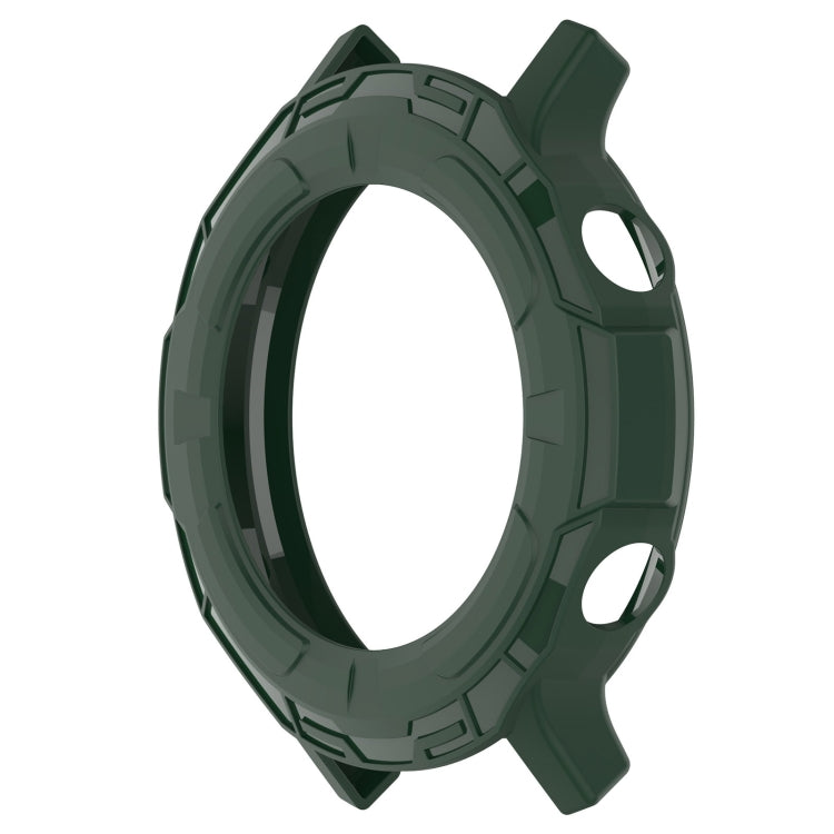 For Realme watch S RMA207 Armor Hollow TPU Watch Case(Olive Green) - Watch Case by buy2fix | Online Shopping UK | buy2fix