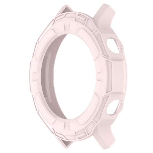 For Realme watch S RMA207 Armor Hollow TPU Watch Case(Light Pink) by buy2fix