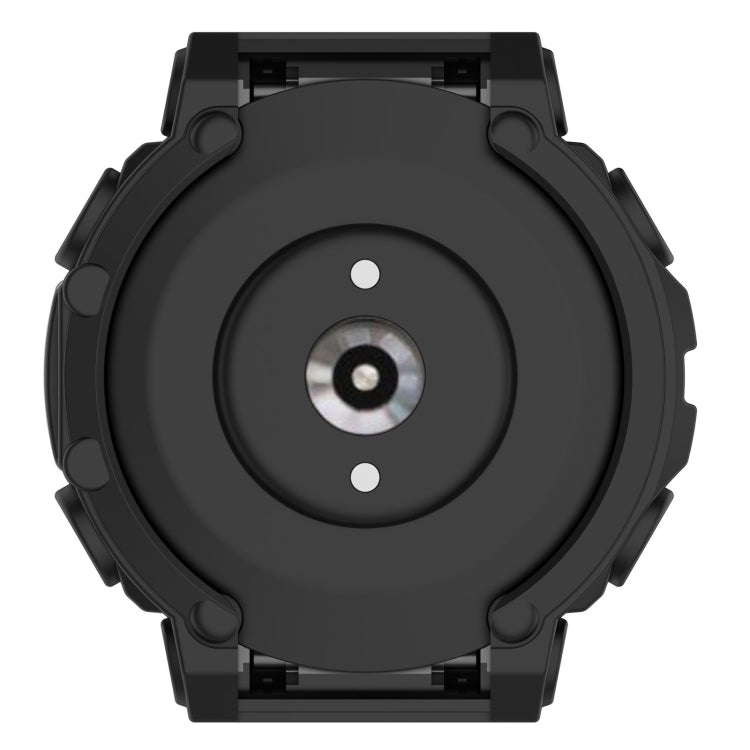 For Amazfit T-Rex 2 Armor Hollow TPU Watch Case(Black) - Watch Cases by buy2fix | Online Shopping UK | buy2fix