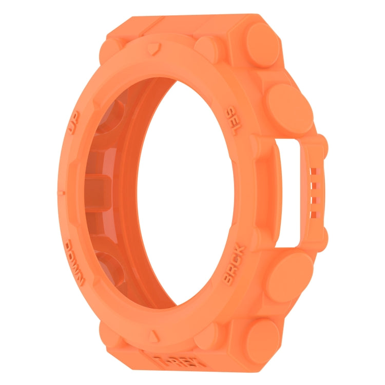 For Amazfit T-Rex 2 Armor Hollow TPU Watch Case(Orange) - Watch Cases by buy2fix | Online Shopping UK | buy2fix