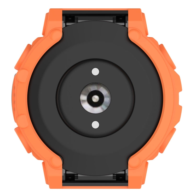 For Amazfit T-Rex 2 Armor Hollow TPU Watch Case(Orange) - Watch Cases by buy2fix | Online Shopping UK | buy2fix