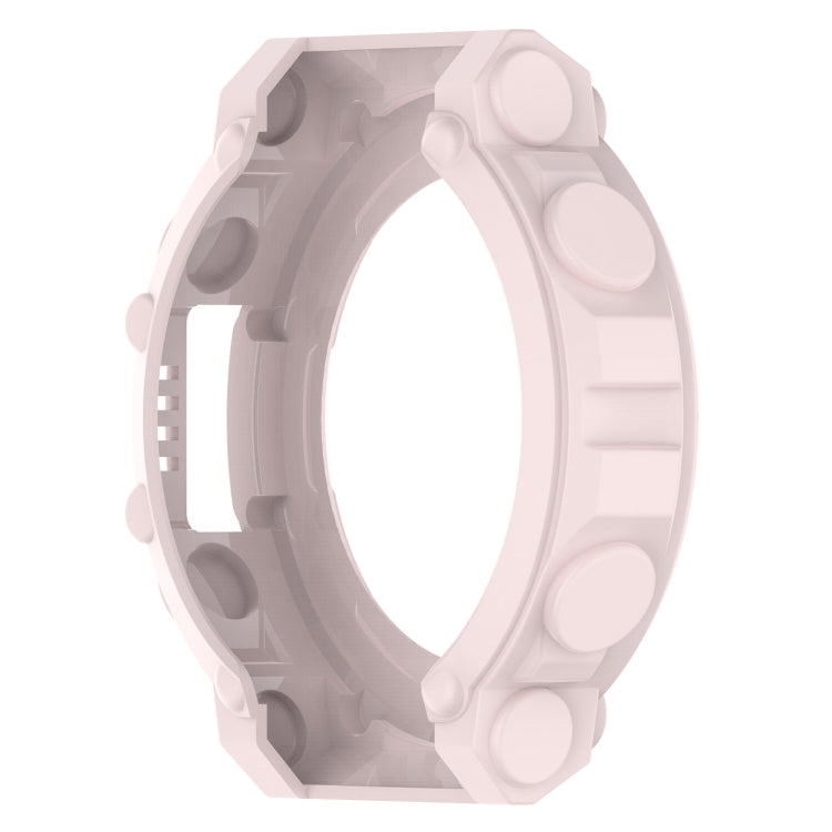 For Amazfit T-Rex 2 Armor Hollow TPU Watch Case(Light Pink) - Watch Cases by buy2fix | Online Shopping UK | buy2fix