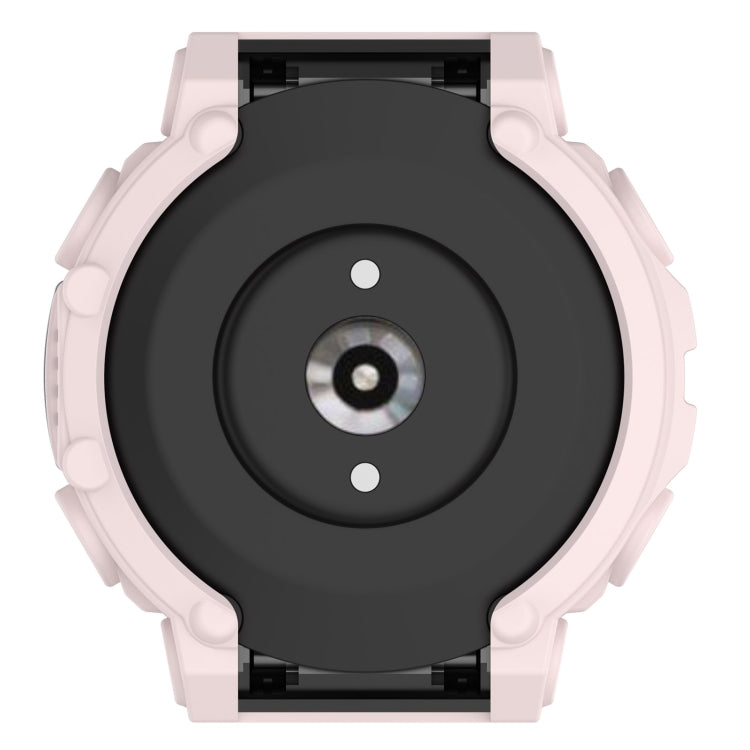 For Amazfit T-Rex 2 Armor Hollow TPU Watch Case(Light Pink) - Watch Cases by buy2fix | Online Shopping UK | buy2fix